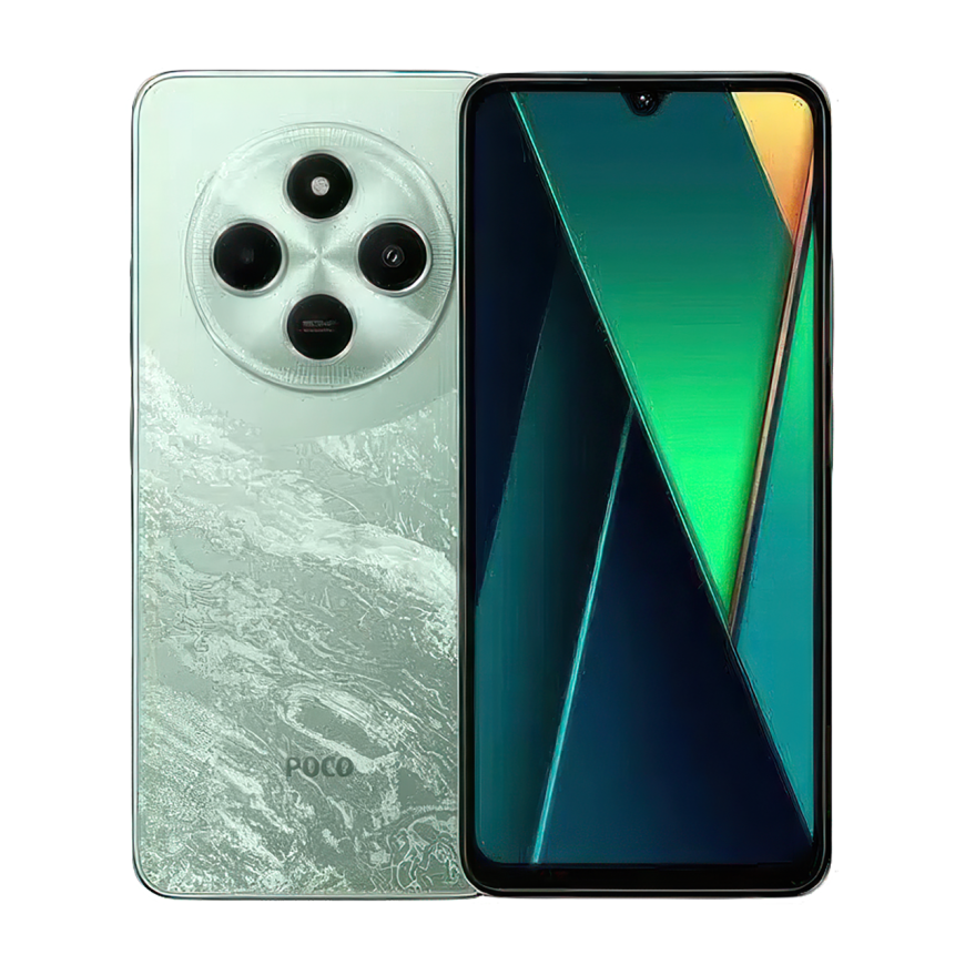 Смартфон Xiaomi POCO C75 6 ГБ + 128 ГБ (Зелёный | Green) (версия Global)