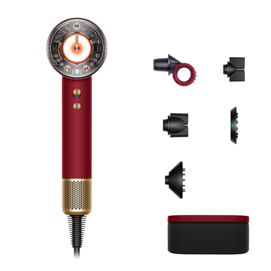 Фен Dyson Supersonic Professional HD16 Gift Edition (Red velvet/Gold) (2024)