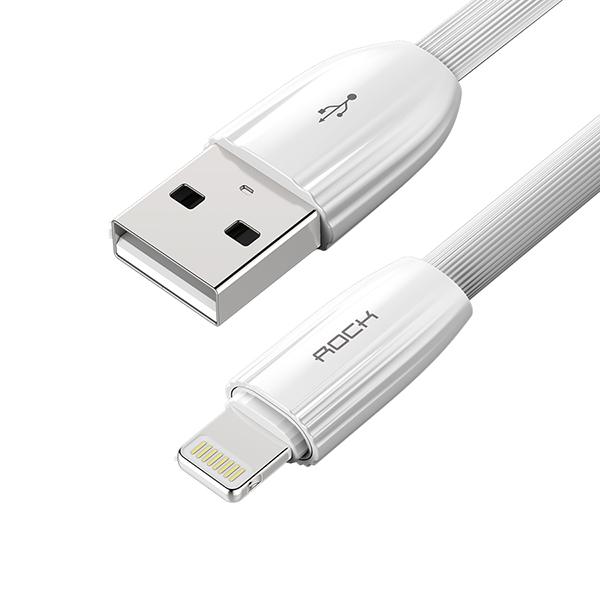 Кабель ROCK Lightning Ceramic Cable 1m USB – Lightning