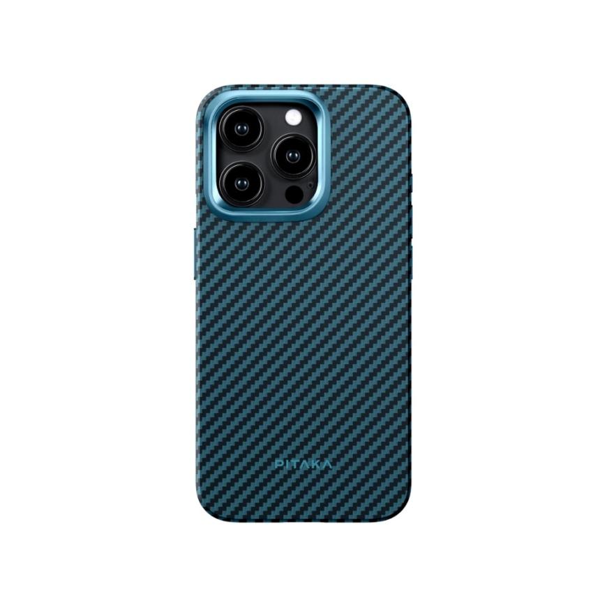 Арамидный чехол MagSafe PITAKA Classic Aramid UltraGuard Case для iPhone 15 Pro