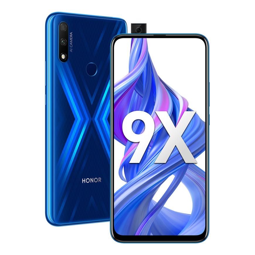 Смартфон Huawei Honor 9x 4/128 GB Синий / Blue РСТ