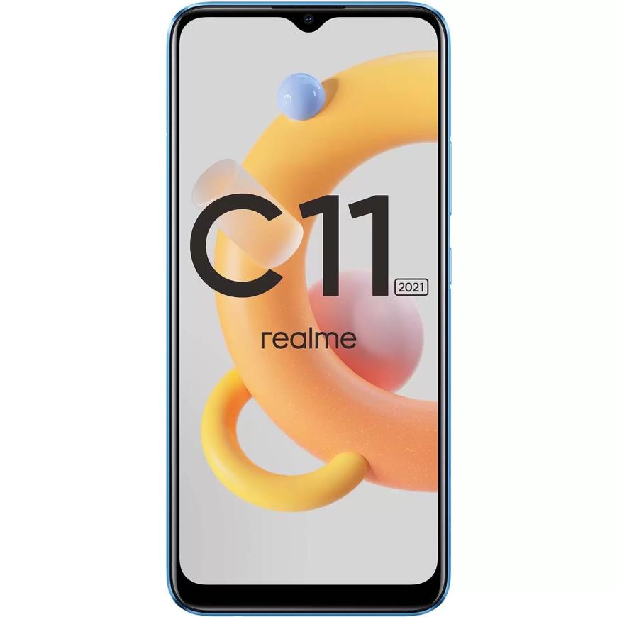 Смартфон Realme C11 (2021) 2 ГБ + 32 ГБ (Голубое озеро | Cool Blue)