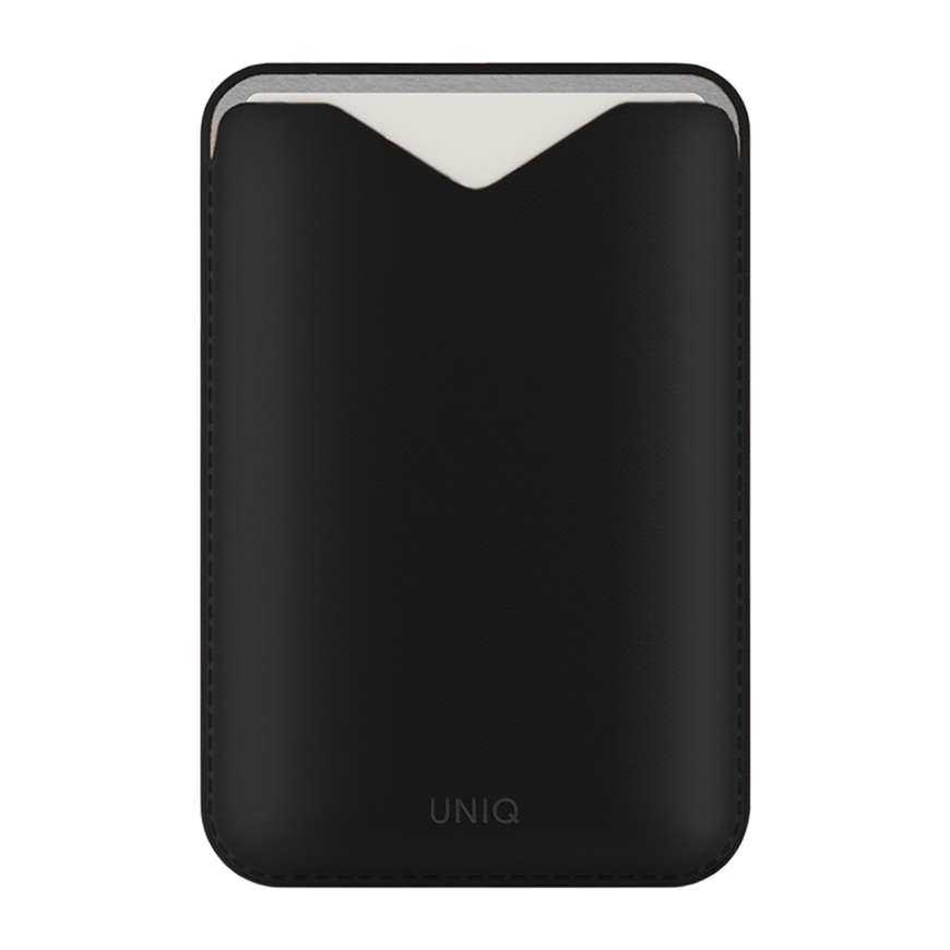 Кожаный чехол-бумажник MagSafe с подставкой Uniq Lyden Evo