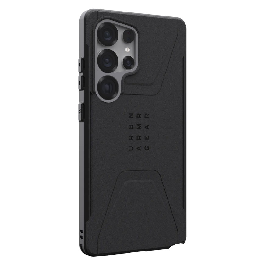 Защитный гибридный чехол с поддержкой MagSafe UAG Civilian для Samsung Galaxy S25 Ultra - фото 2