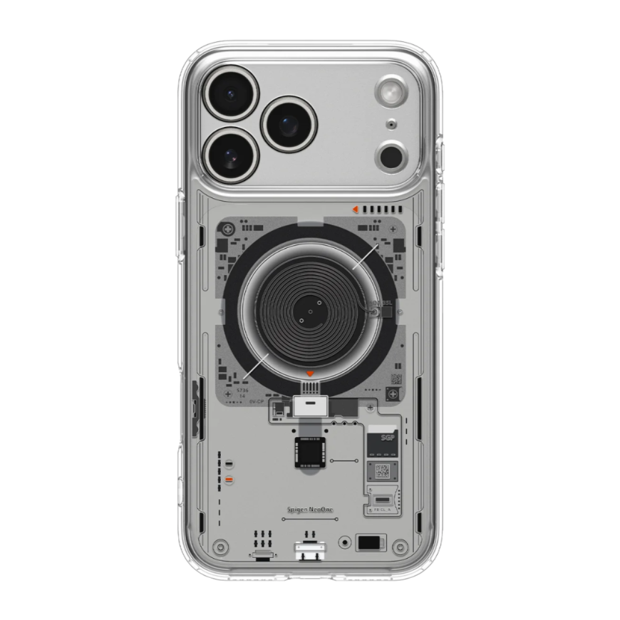 Прозрачный чехол MagSafe Spigen Ultra Hybrid Neo One (Mag Fit) для iPhone 17 Pro Max