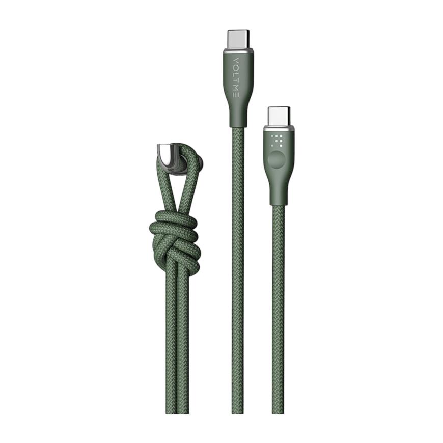 Кабель с оплёткой VOLTME PowerLink Rugg USB-C (USB 2.0) (1,8 м)