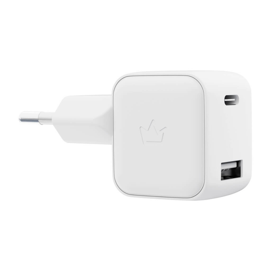 Сетевое зарядное устройство VLP G-Charge мощностью 30 Вт (USB-C, USB-A) (GaN)