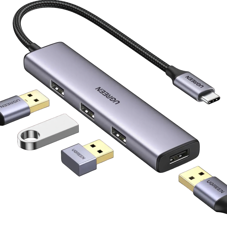 USB-Хаб Ugreen с USB-C (CM473)