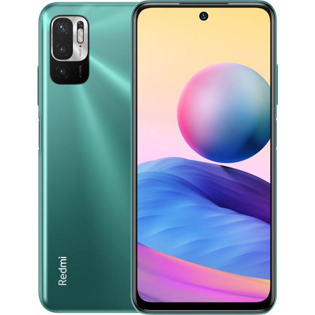 Смартфон Xiaomi Redmi Note 10T 4 ГБ + 128 ГБ («Зелёное сияние» | Aurora Green)
