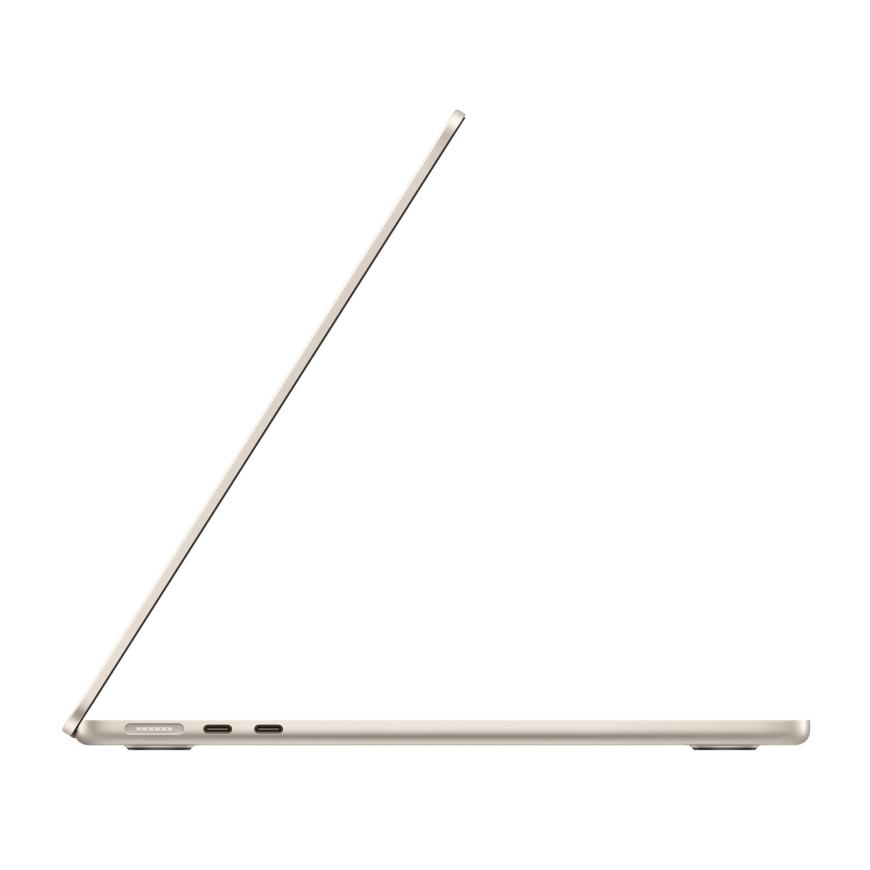 Ноутбук Apple MacBook Air 13" MC8J4 (M3 8-Core, GPU 8-Core, 16GB, 256GB) («Сияющая звезда» | Starlight) - фото 3