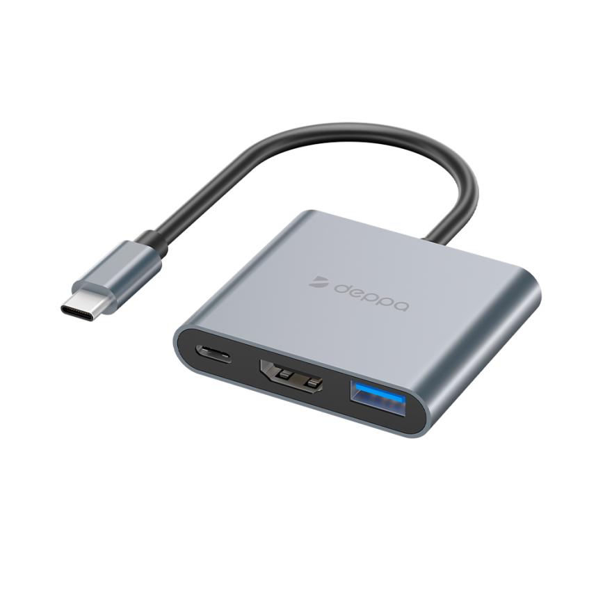 USB-Хаб Deppa с USB-C