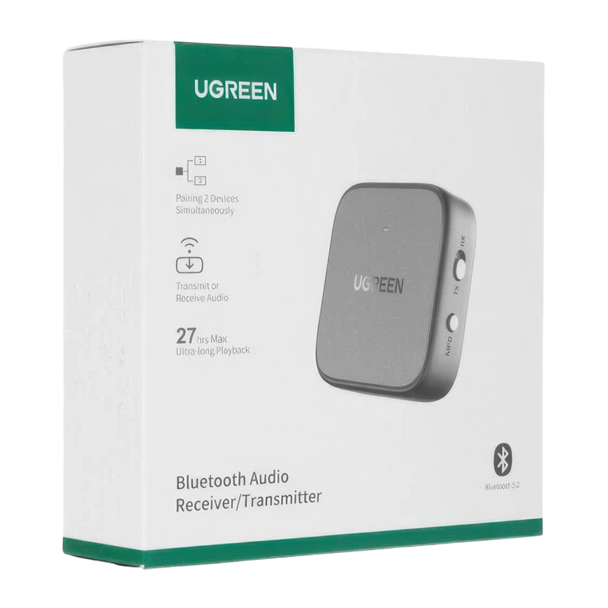 Bluetooth-адаптер (аудио ресивер/трансмиттер) Ugreen 3,5 мм TRS (CM667) - фото 5