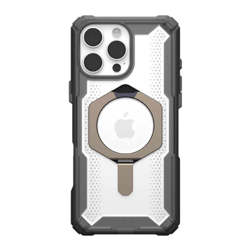 Защитный прозрачный чехол MagSafe с подставкой UAG Plasma XTE для iPhone 16 Pro Max