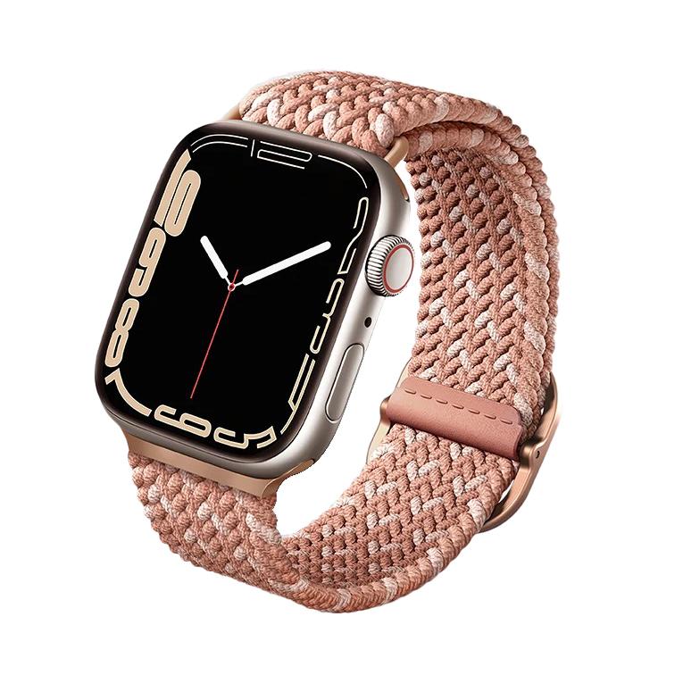 Плетёный браслет Uniq Aspen DE для Apple Watch 38, 40, 41 и 42 мм