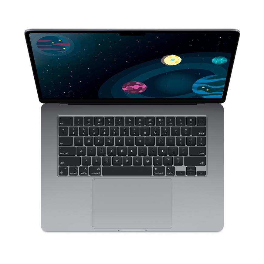 Ноутбук Apple MacBook Air 15" Space Gray (M2 8-Core, GPU 10-Core, 24GB, 1TB) (Custom) - фото 3