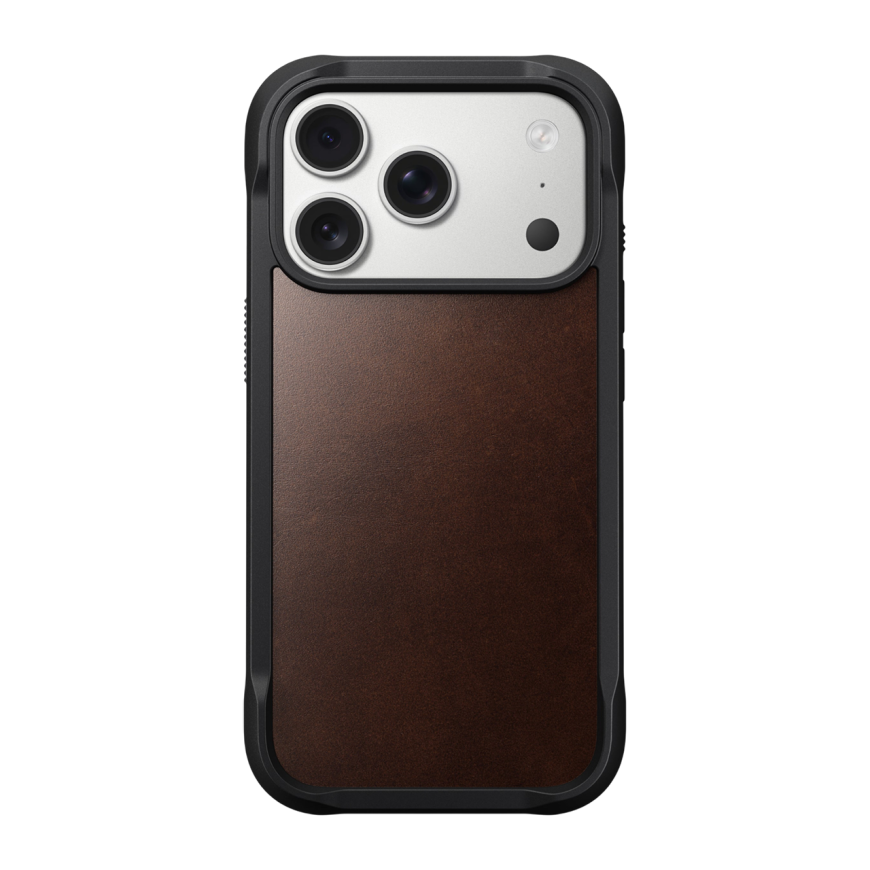 Кожаный чехол MagSafe Nomad Horween Rugged Leather Case для iPhone 17 Pro