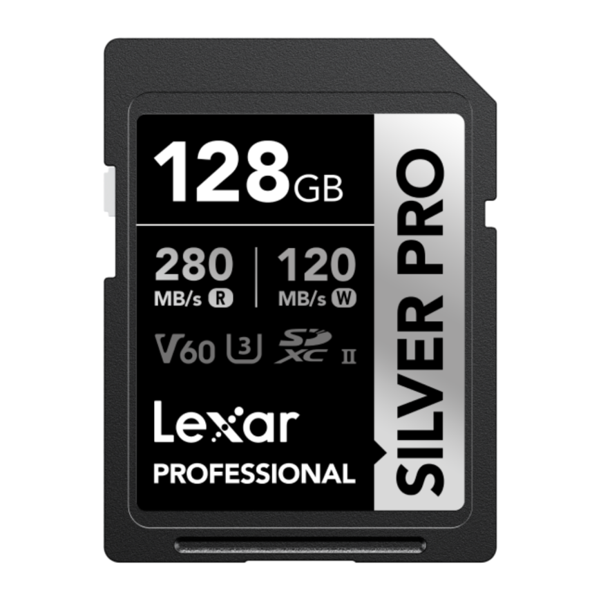Карта памяти Lexar Professional SILVER PRO SDXC UHS-II 128 ГБ (U3, V60)