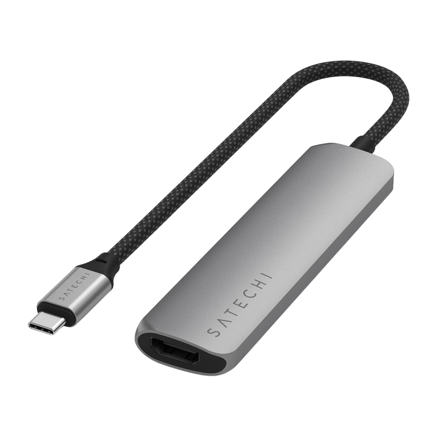 USB-Хаб Satechi Slim Multiport Adapter 4K с USB-C