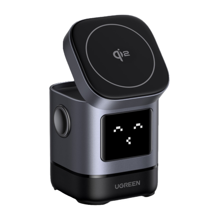 Зарядная станция MagSafe Ugreen Uno для iPhone и AirPods (W709)