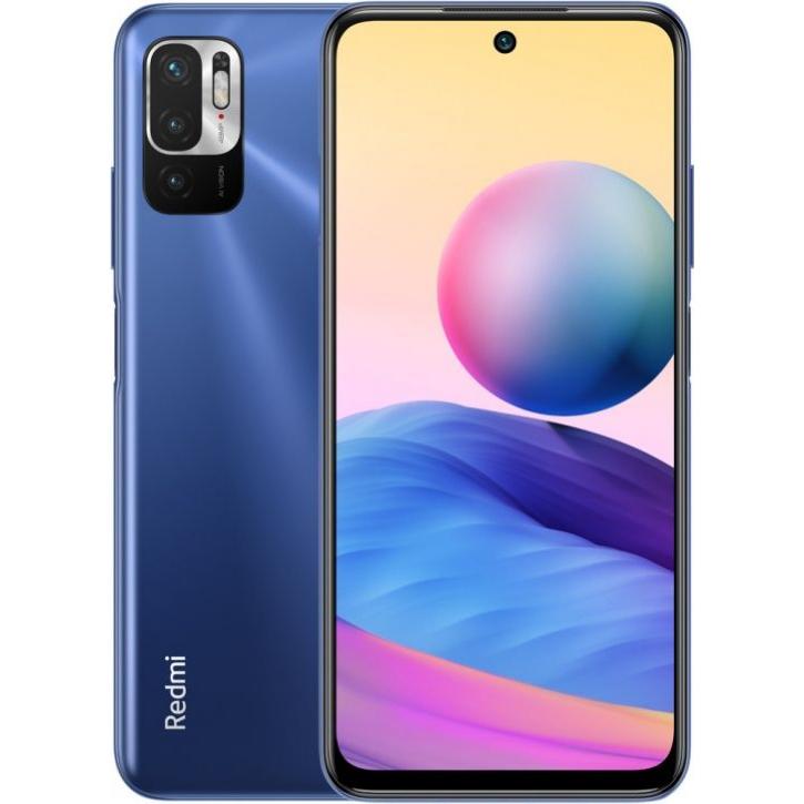 Смартфон Xiaomi Redmi Note 10T 4 ГБ + 128 ГБ («Синяя полночь» | Metallic Blue)