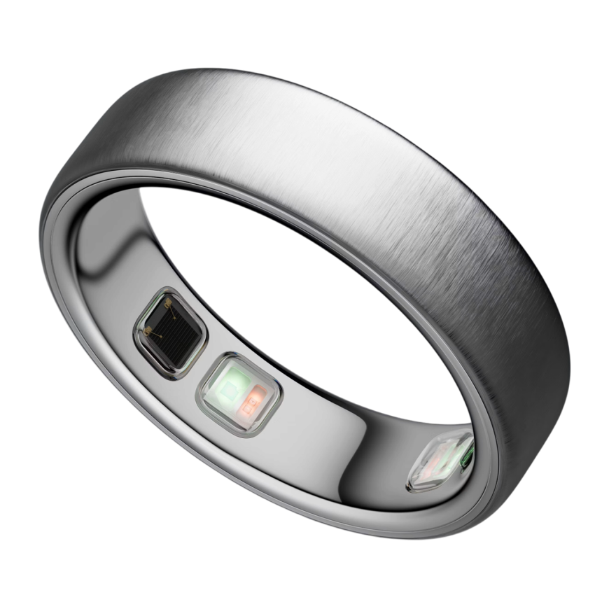 Умное кольцо Oura Ring 5 («Брашированное серебро» | Brushed Silver)