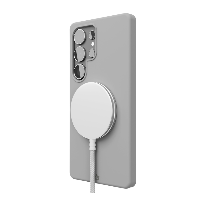 Гибридный силиконовый чехол с поддержкой MagSafe VLP Aster Case для Samsung Galaxy S25 Ultra - фото 10