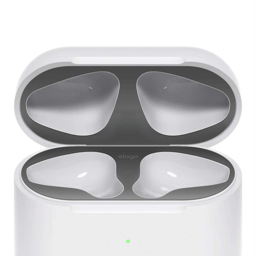 Защитные пластины elago Dust Guard для зарядного футляра AirPods (1-го и 2-го поколений, 2016 и 2019) (комплект — 2 пары)