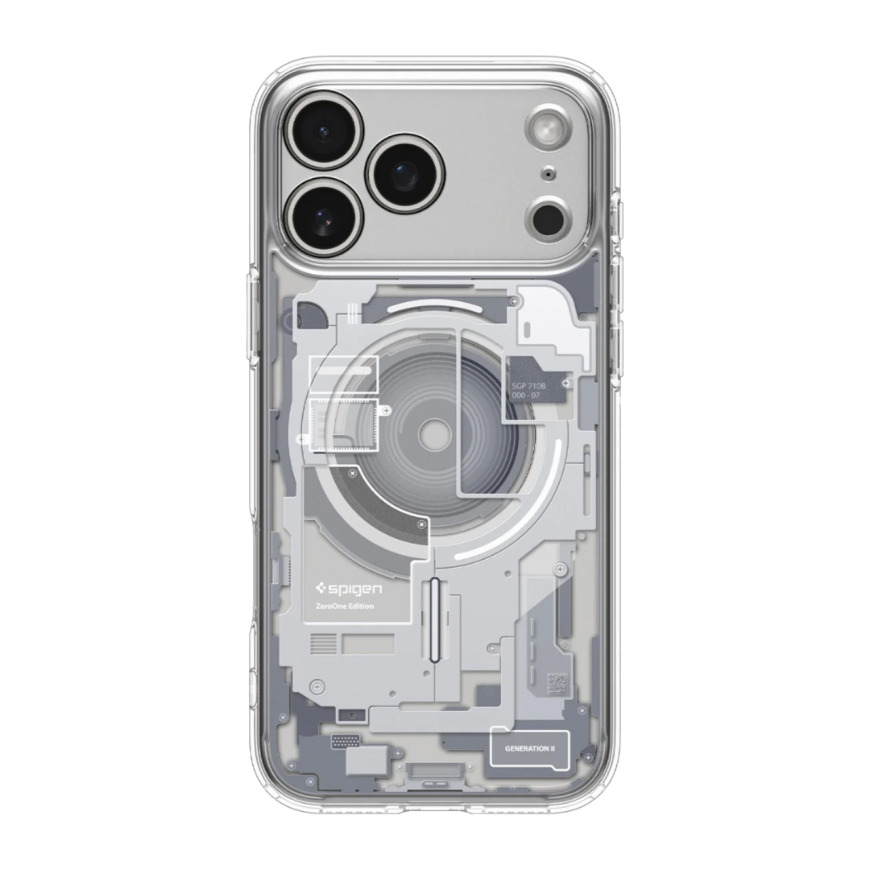 Прозрачный чехол MagSafe Spigen Ultra Hybrid Zero One (Mag Fit) для iPhone 17 Pro Max