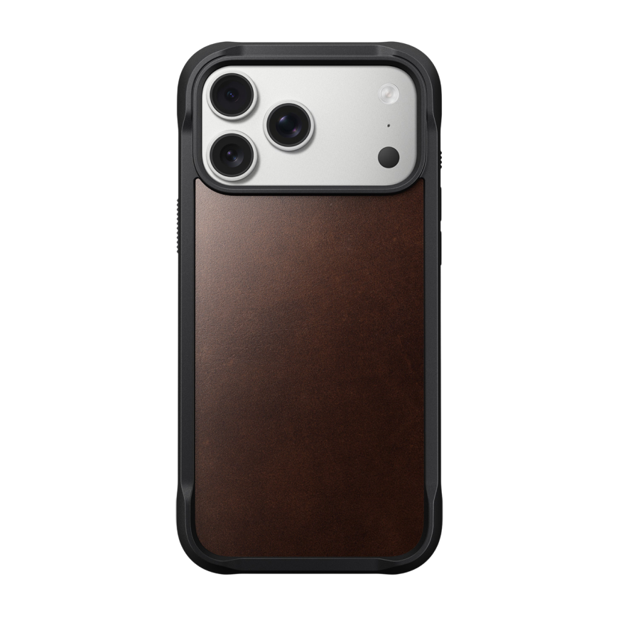 Кожаный чехол MagSafe Nomad Horween Rugged Leather Case для iPhone 17 Pro Max