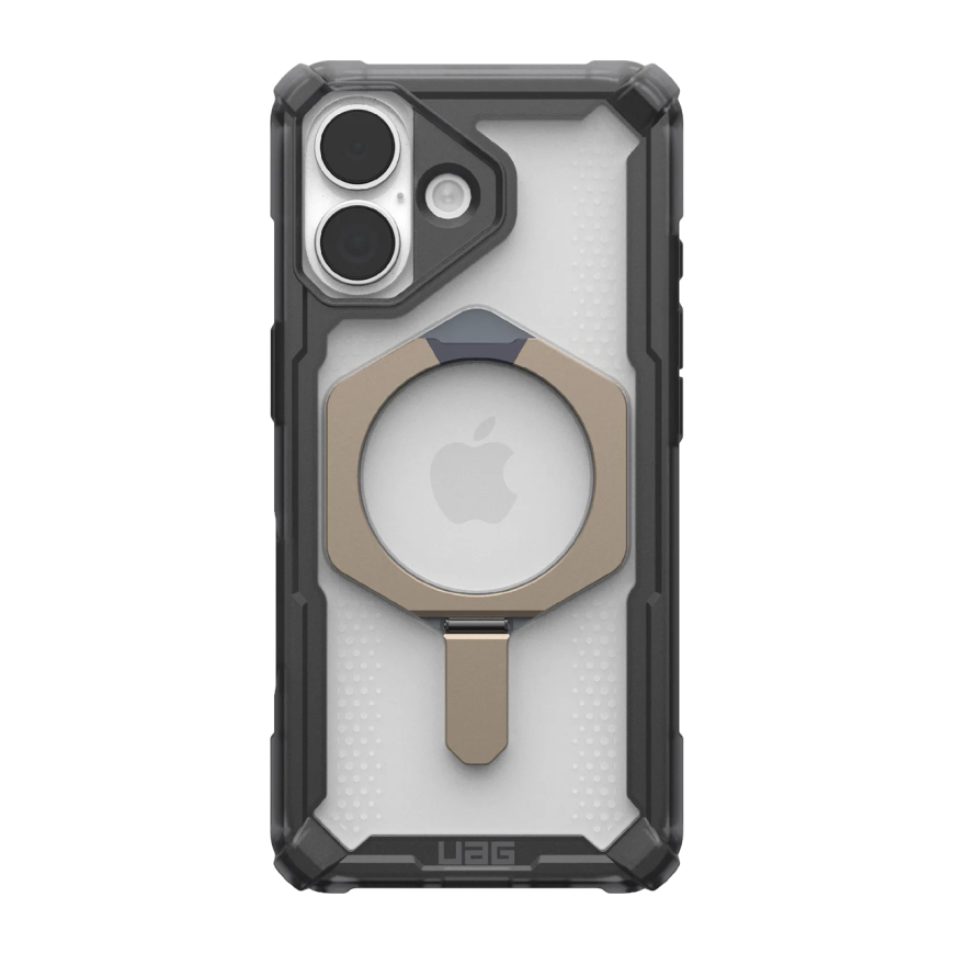 Защитный прозрачный чехол MagSafe с подставкой UAG Plasma XTE для iPhone 17
