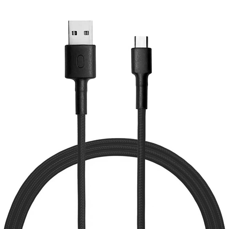 Кабель с оплёткой Xiaomi Mi USB-C — USB-A (1 м) (версия Global)