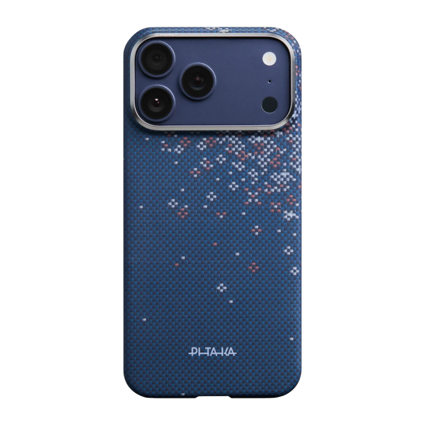 Арамидный чехол MagSafe PITAKA Sakura Hours PitaTap Edge Case для iPhone 17 Pro Max