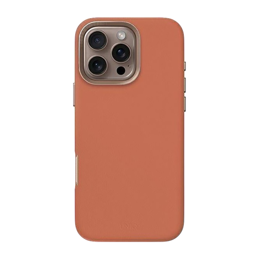 Кожаный чехол MagSafe Uniq Lyden для iPhone 16 Pro