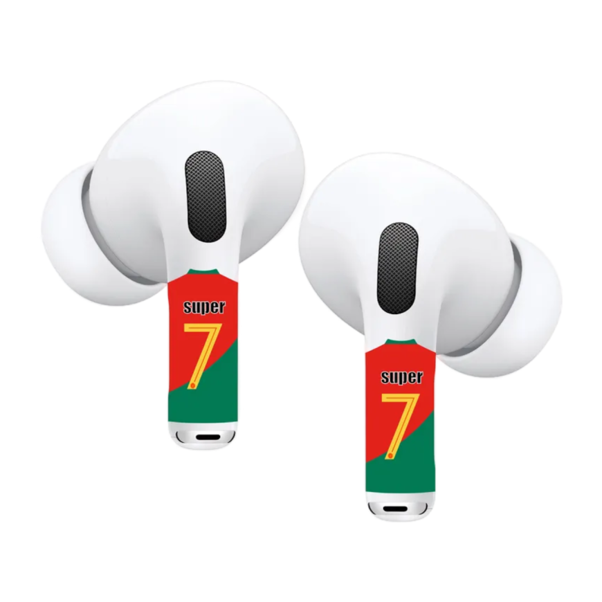 Виниловые наклейки VLP Easy Art «Номер 7» для AirPods Pro 2