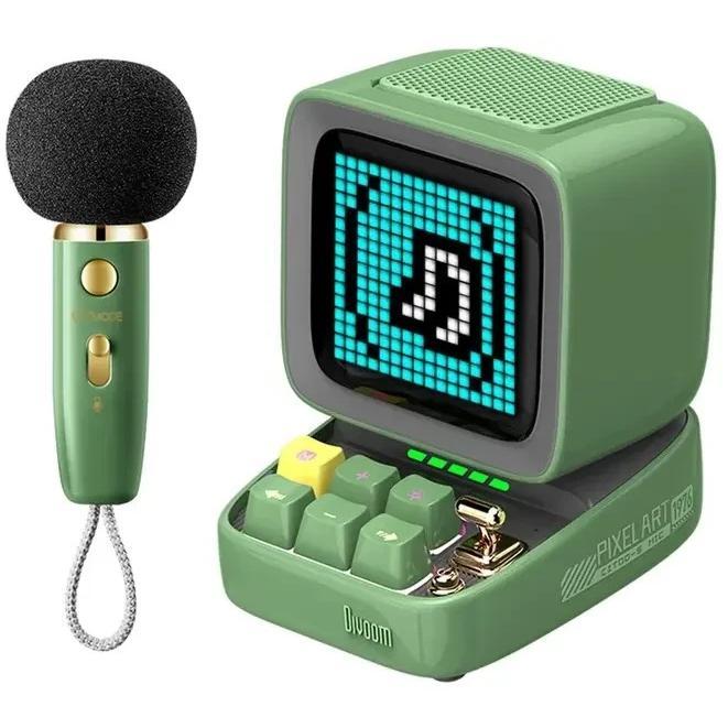 Умная портативная колонка с пиксельным экраном и микрофоном Divoom Ditoo-5M