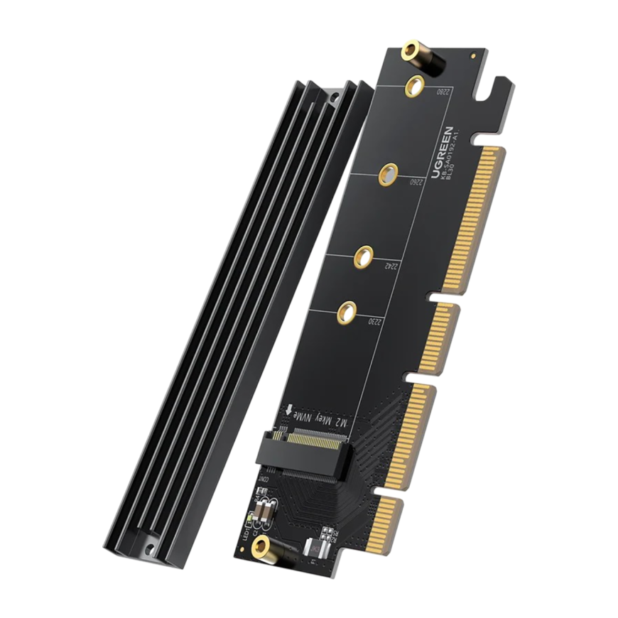 Плата расширения Ugreen PCIe 4.0 x16 — M.2 NVMe (CM465)