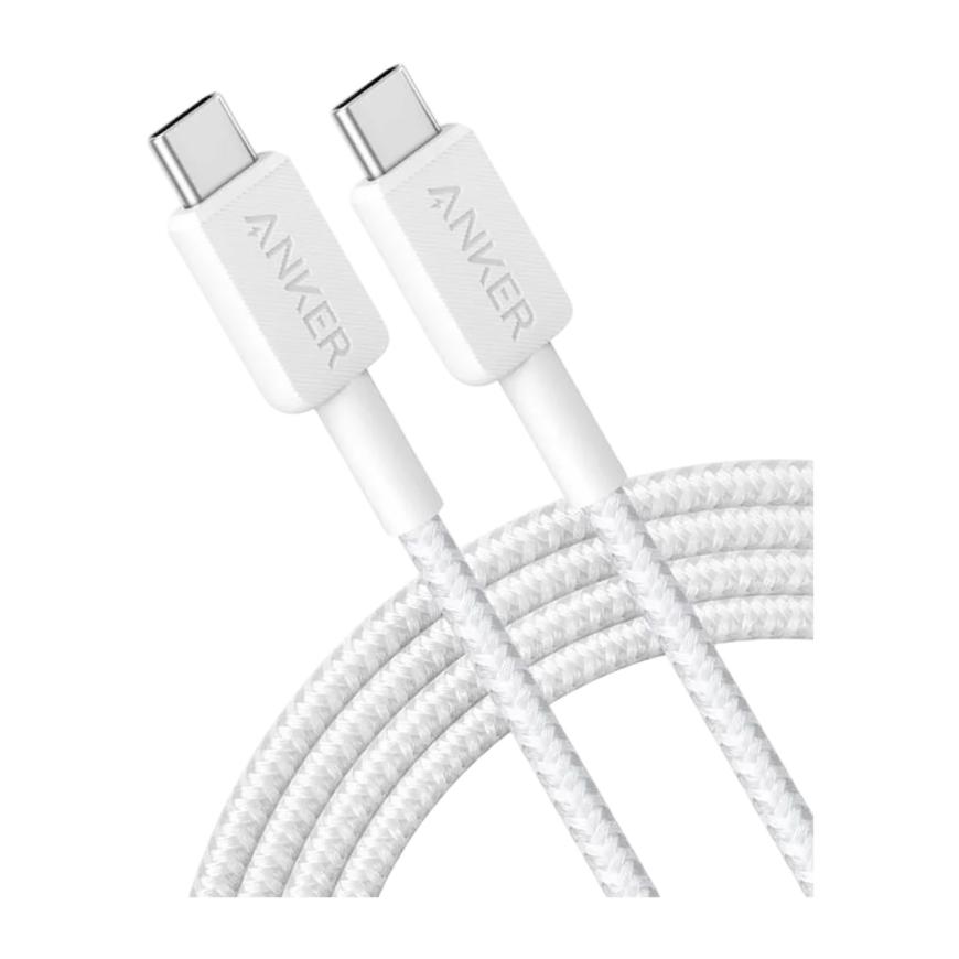 Кабель с оплёткой Anker 322 PowerLine USB-C (USB 2.0) (3 м) (A81F7)