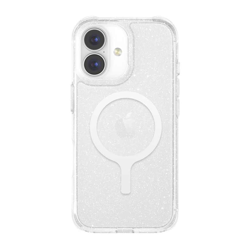 Прозрачный чехол MagSafe Uniq LifePro Xtreme Tinsel для iPhone 17