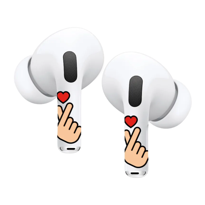 Виниловые наклейки VLP Easy Art «Сердечко» для AirPods Pro 2