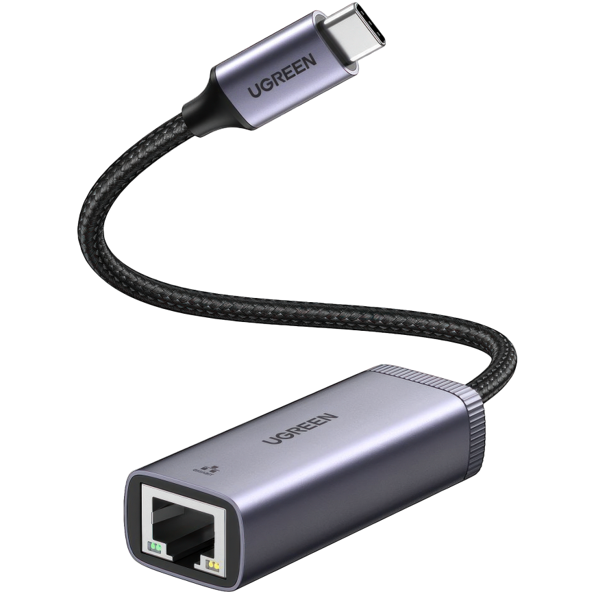 Адаптер Ugreen USB-C — Gigabit Ethernet (CM483)