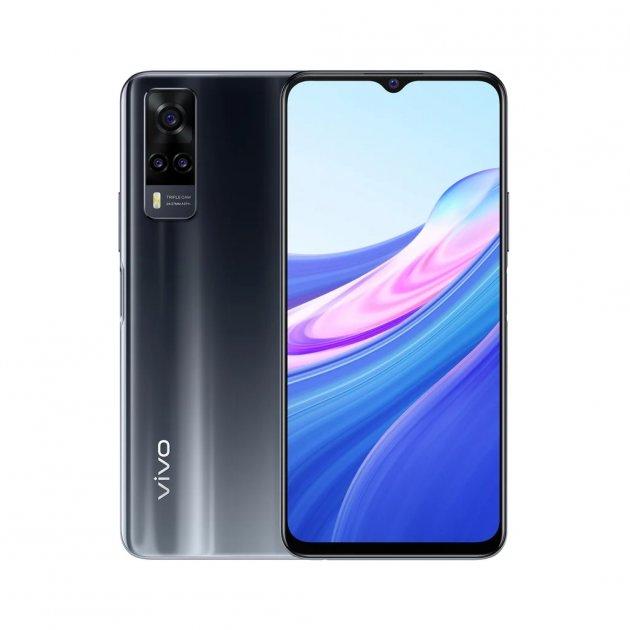 Смартфон Vivo Y31 4 ГБ + 64 ГБ («Чёрный асфальт» | Racing Black)