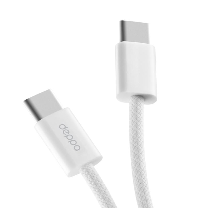 Кабель с нейлоновой оплёткой Deppa Original USB-C (1 м)