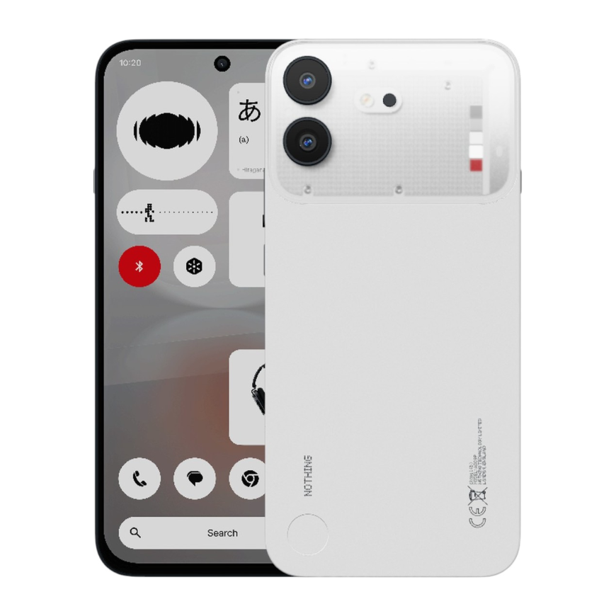 Смартфон Nothing Phone (4b) 8 ГБ + 128 ГБ (Белый | White) (версия Global)