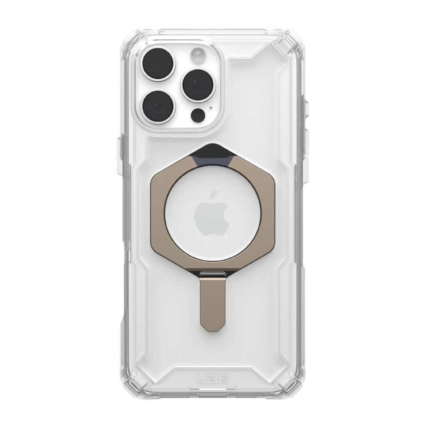 Защитный прозрачный чехол MagSafe с подставкой UAG Plasma XTE для iPhone 16 Pro Max