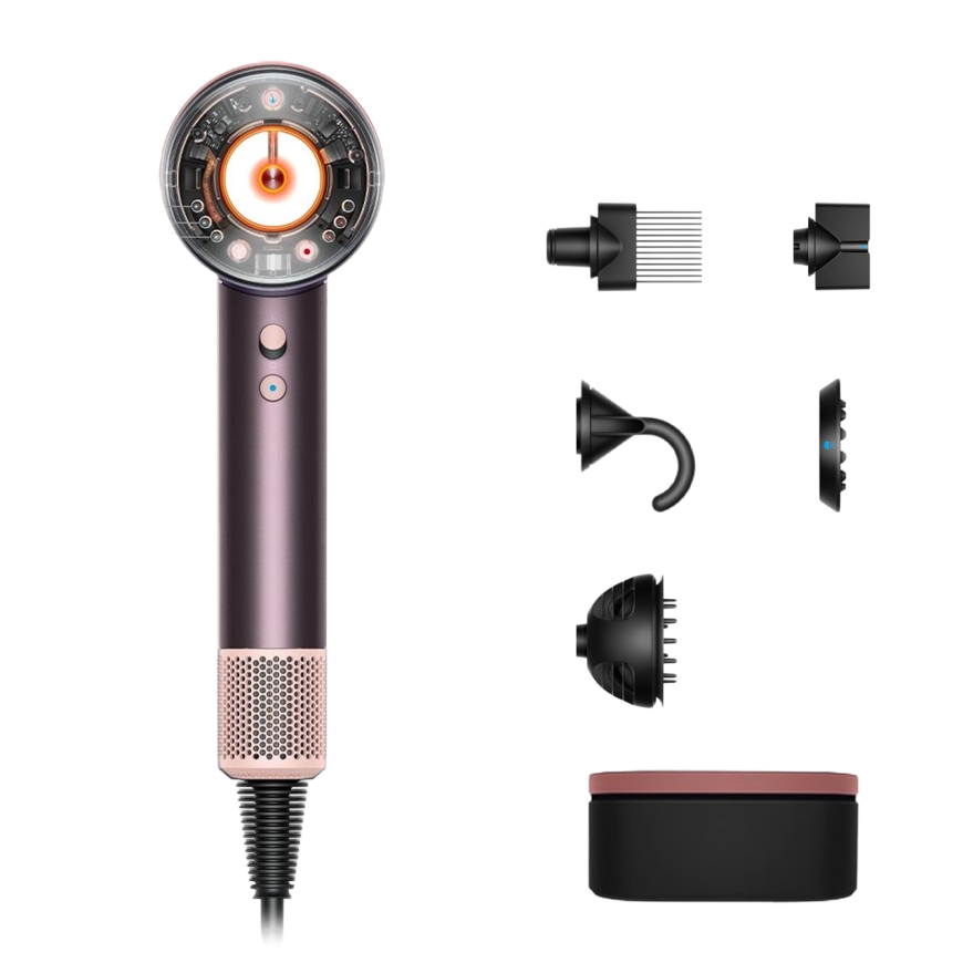 Фен Dyson HD16 Supersonic Nural Hair Dryer Curly+Coily Gift Edition (Jasper Plum) (2025)