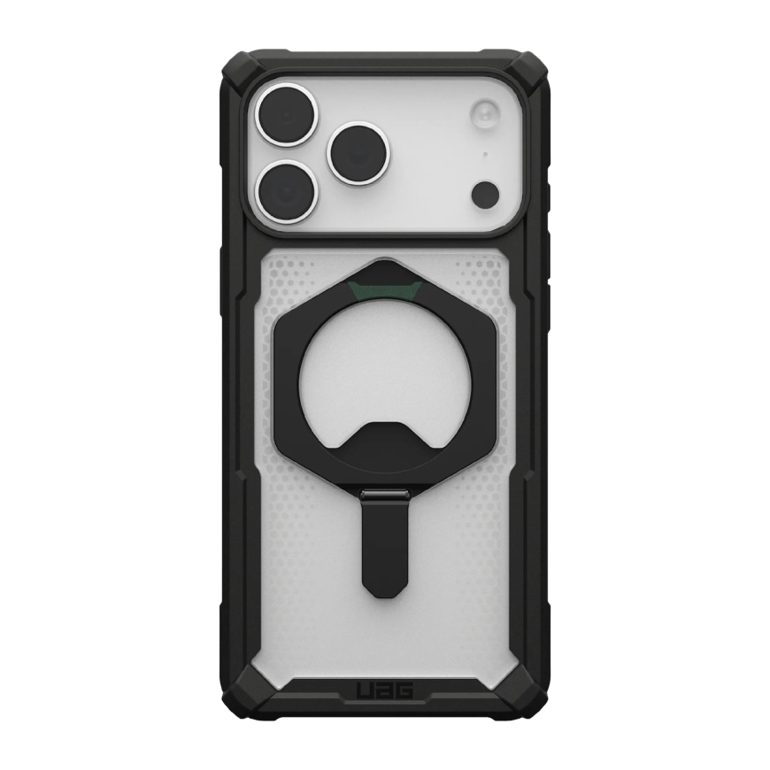 Защитный прозрачный чехол MagSafe с подставкой UAG Plasma XTE для iPhone 17 Pro Max