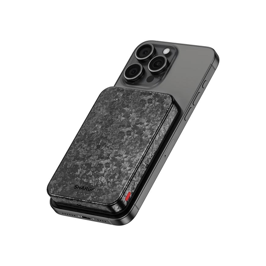 Внешний аккумулятор MagSafe SHARGE CarbonMag (10000 мА·ч)