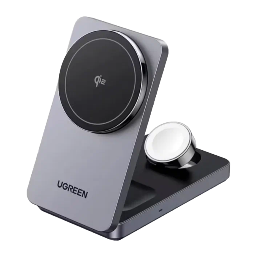 Складная зарядная станция MagSafe Ugreen для iPhone, Apple Watch и AirPods (W707)