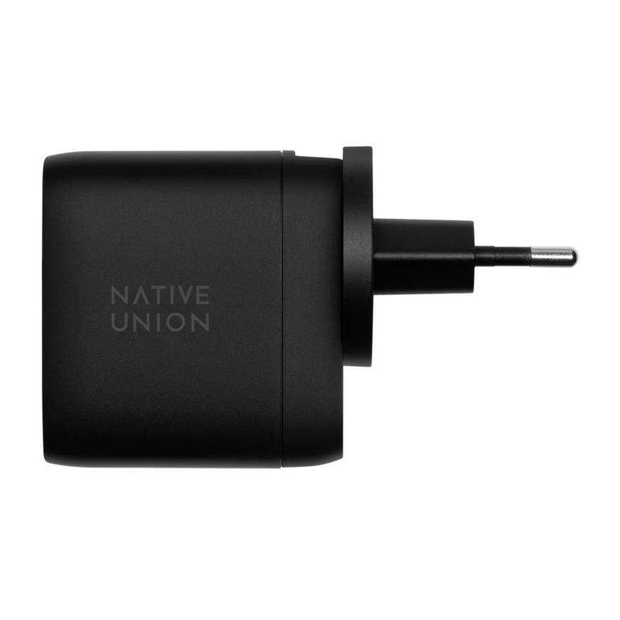 Сетевое зарядное устройство Native Union мощностью 67 Вт (2 USB-C) (GaN)