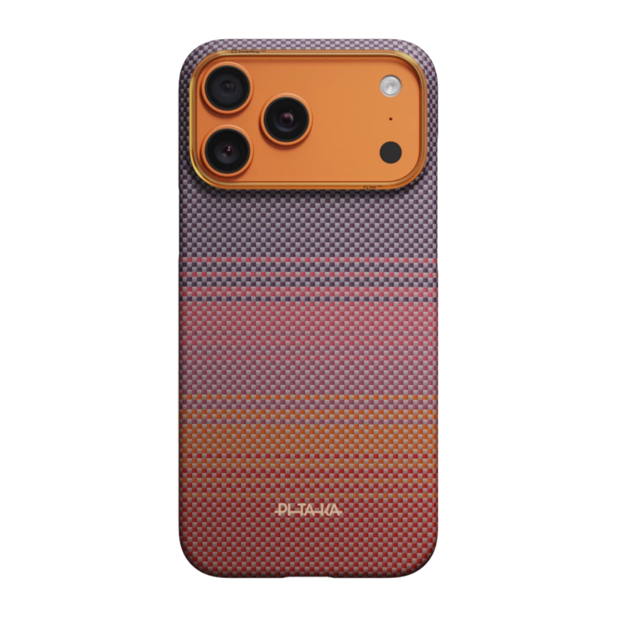 Арамидный чехол MagSafe PITAKA Sunset2.0 PitaTap Edge Case для iPhone 17 Pro Max